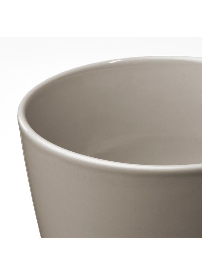 erorex Plant Pot With Saucer, In/Outdoor/Grey/Beige, 15 Cm - Image 5