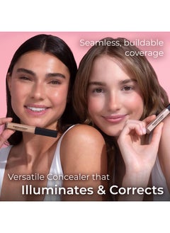 MCoBeauty MCoBeauty Brighten & Perfect Cream Concealer, 2 Light Natural, Brightening Coverage for Flawless Complexion, Vegan, Cruelty Free Cosmetics  - Image 2