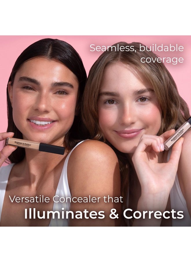 MCoBeauty - MCoBeauty Brighten & Perfect Cream Concealer, 2 Light Natural, Brightening Coverage for Flawless Complexion, Vegan, Cruelty Free Cosmetics - Image 1