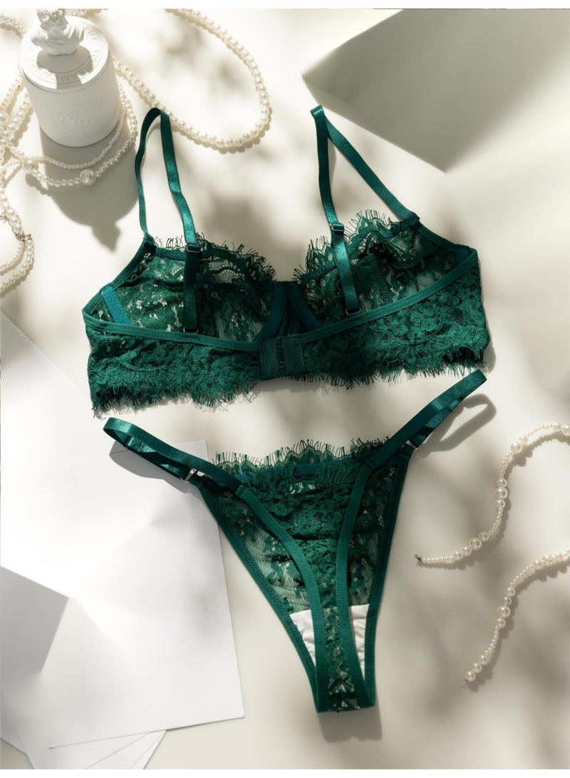 Women's a lace lingerie set - Image 2