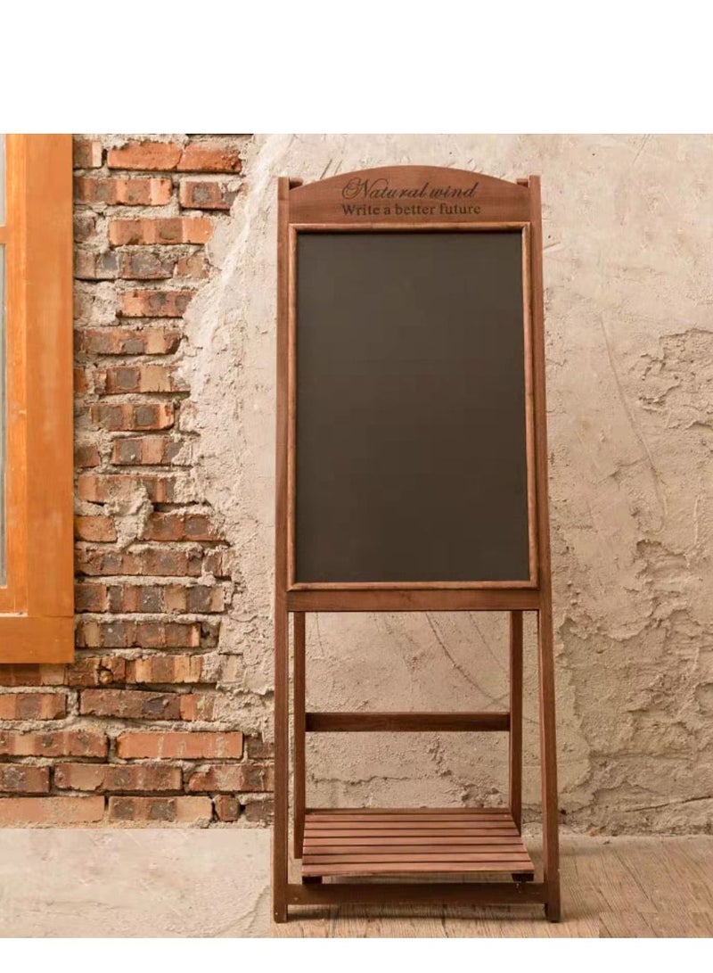 FFD Wooden Writing Drawing Board With Stand Massage Board - Wooden Blackboard Hand Writing BoardsIdeal for Restaurants Menu, Wedding, Party, Arts & Crafts, Drawing, Greetings  - Image 5