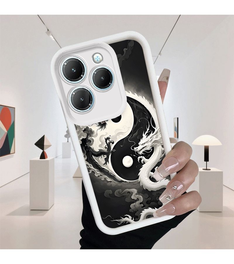 Phone Case Compatible With Tecno Spark 20 Pro Hot 9 10 11 20 30 40 Smart 6 7 8 Note 30 Pro Infinix GT 10 Pro Spark 6 Go 8C 10 Pop7 Pro Nova 4 Pro Pova 5 Pro Mixed Color 1 High Quality TPU Soft Shell Full Coverage - Image 3