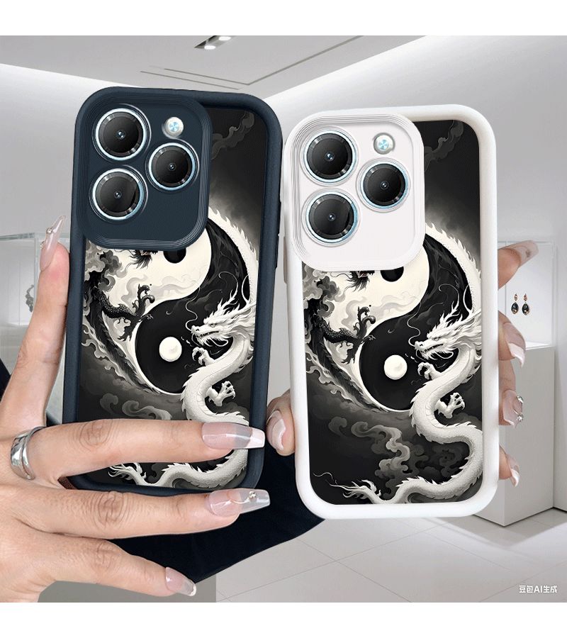 Phone Case Compatible With Tecno Spark 20 Pro Hot 9 10 11 20 30 40 Smart 6 7 8 Note 30 Pro Infinix GT 10 Pro Spark 6 Go 8C 10 Pop7 Pro Nova 4 Pro Pova 5 Pro Mixed Color 1 High Quality TPU Soft Shell Full Coverage - Image 2