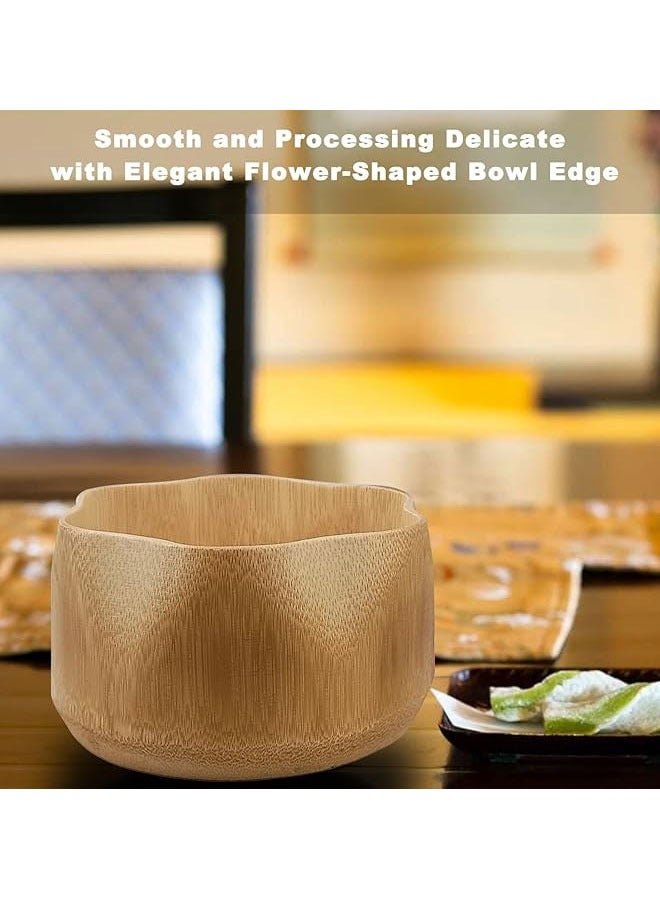 BOUND MOAT 8-Piece Traditional Handmade Matcha Tea Tool Whisk Set - Image 2