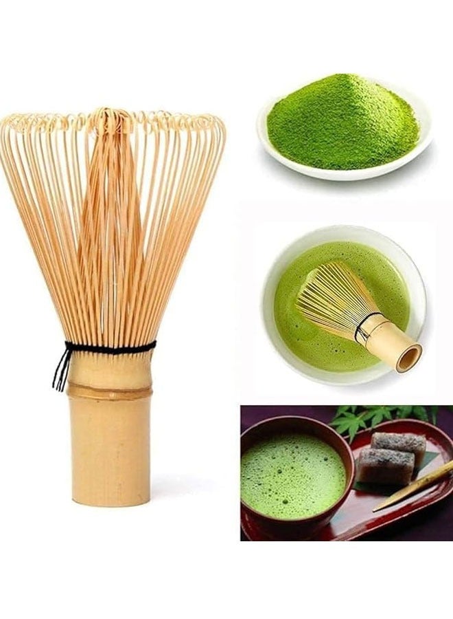 BOUND MOAT 8-Piece Traditional Handmade Matcha Tea Tool Whisk Set - Image 3