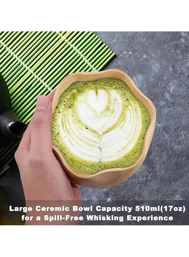 BOUND MOAT 8-Piece Traditional Handmade Matcha Tea Tool Whisk Set - Image 5