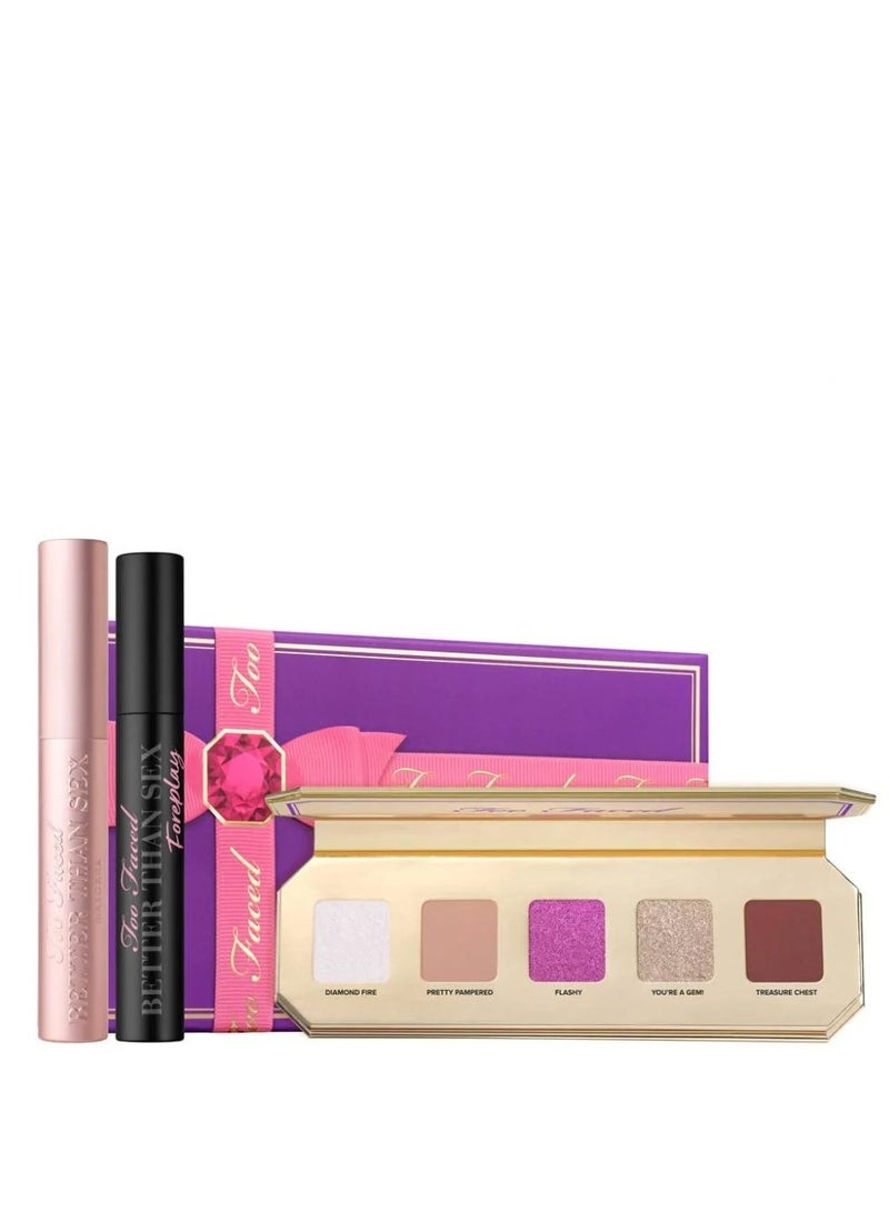 Too FacedCosmetics YOU'RE A GEM Eyeshadow Palette + Mascara & Lash Primer