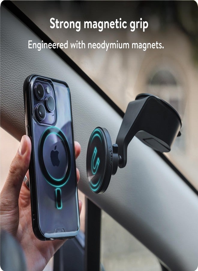 Mous - MagSafe Compatible Car Mount Phone Stand - Phone Suction Mount Compatible with iPhone 16/15/14/13/12 Series Phones and MagSafe Compatible Cases - Image 2