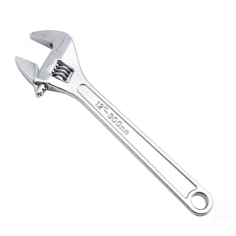 Donext 12 Inch Adjustable Wrench Professional Hand Tool CR-V Steel Crescent Wrench - Image 1