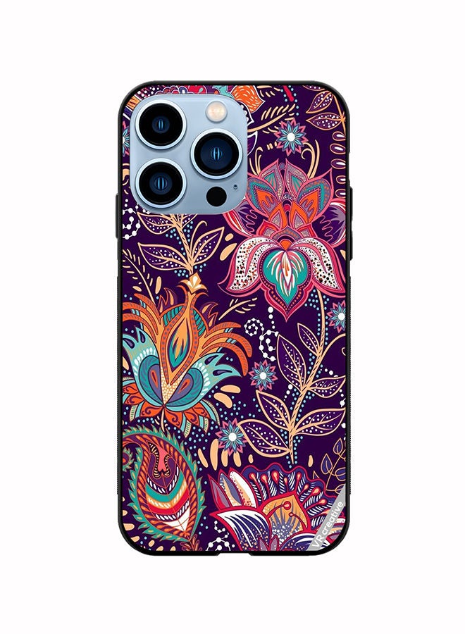 VR CREATIVE Protective Case Cover For Apple iPhone 14 Pro Max Flower Design Multicolour - Image 1