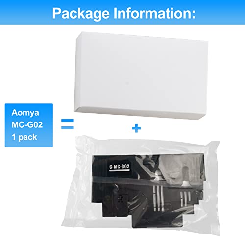 Aomya MC-G02 Maintenance Cartridge Waste Ink Collector Unit 1 Pack Compatible for Canon PIXMA G3260 G2260 G1220...etc Printers Waste Ink Collection Waste Ink Maintenance Tank… - Image 2