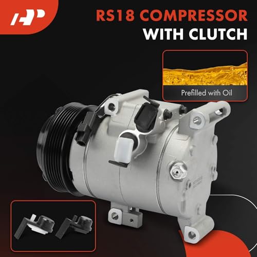 A-Premium Air Conditioner AC Compressor with Clutch Compatible with Mazda CX-9 CX9 2016-2023 L4 2.5L - Image 3