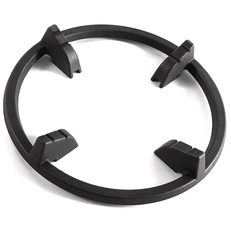 MCAMPAS MCAMPAS Heavy Duty Cast Iron Wok Ring  Non Slip Burner Support for Round Bottom Wok Pans Compatible with Samsung LG Whirlpool GE Frigidaire KitchenAid Gas Stoves 