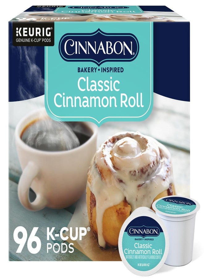 Cinnabon Classic Cinnamon Roll Keurig Single-Serve K-Cup Pods, Light Roast Coffee, 96 Count - Image 1