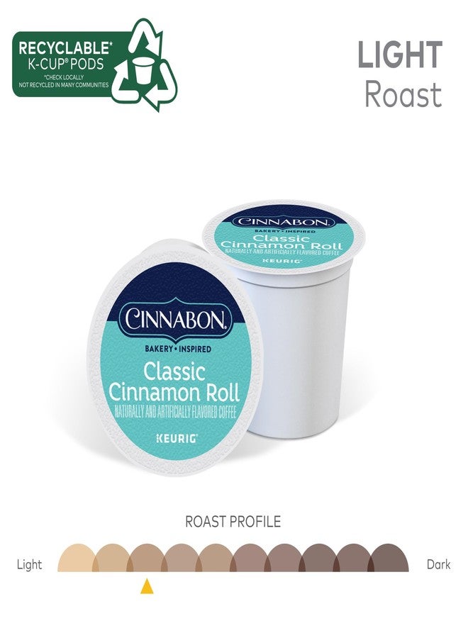 Cinnabon Classic Cinnamon Roll Keurig Single-Serve K-Cup Pods, Light Roast Coffee, 96 Count - Image 4