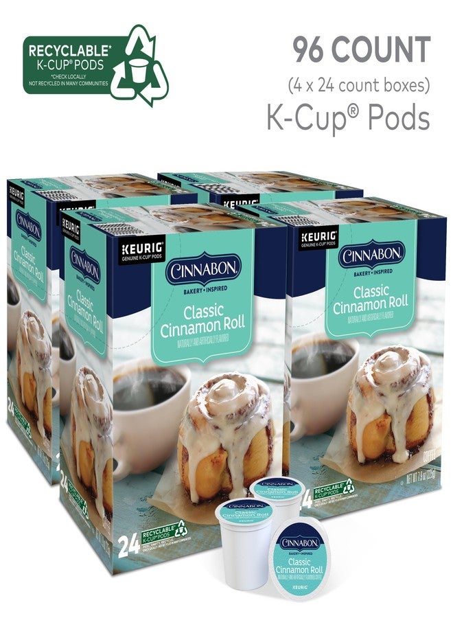 Cinnabon Classic Cinnamon Roll Keurig Single-Serve K-Cup Pods, Light Roast Coffee, 96 Count - Image 2