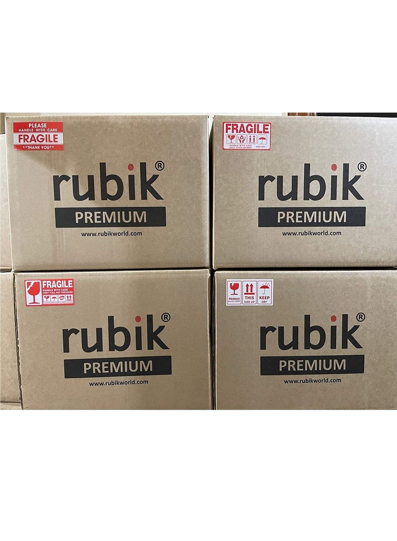 Rubik 250pcs Fragile Label Stickers for Safe Shipping, Red Fragile Handle With Care Don't Stack Drop Warning Stickers Label (5x9cm) - Image 3