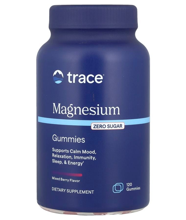 TRACE Magnesium Gummies Mixed Berry  120 Gummies