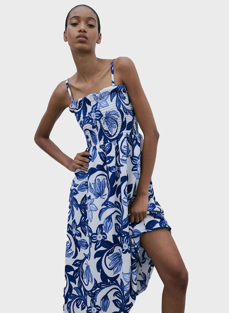 H&M Floral Print Dress