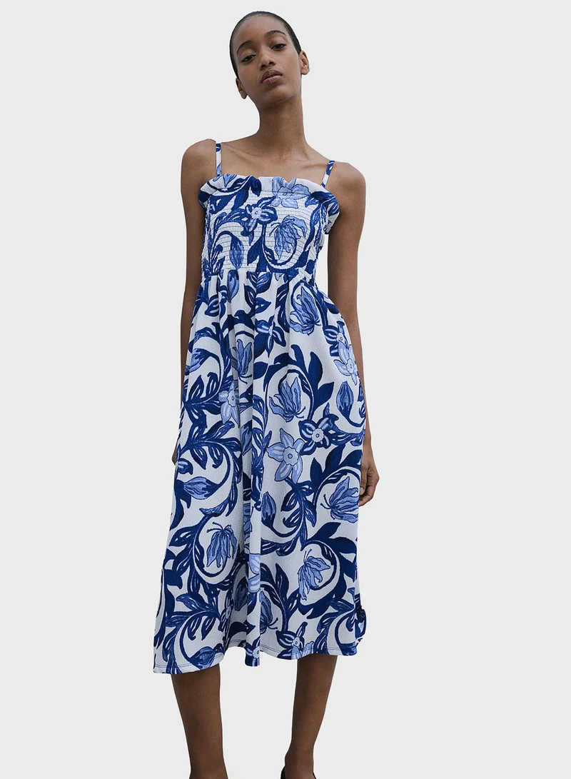 H&M Floral Print Dress
