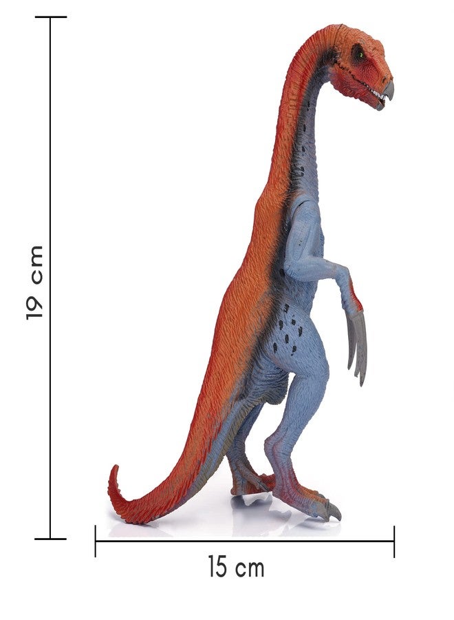 KARTASYA Dinosaur Toys for Kids, Therizinosaurus Rex Toy with Movable Mouth, Realistic Jurassic Dinosaur Park Figurines Gift Dinosaur Toys for Kids (19cm X 15cm) Therizinosaurus T-Rex Edition - Image 3