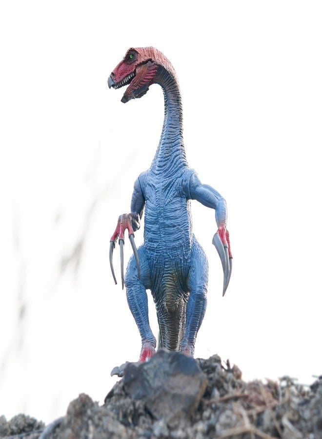 KARTASYA Dinosaur Toys for Kids, Therizinosaurus Rex Toy with Movable Mouth, Realistic Jurassic Dinosaur Park Figurines Gift Dinosaur Toys for Kids (19cm X 15cm) Therizinosaurus T-Rex Edition - Image 4