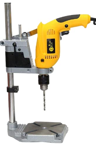 XDLB XDLB Multifunction Bench Drill Press Stand Repair Tools Clamp Support Stand Electric Drill Aluminium Base Frame Drill Holder Power Grinder Accessories for Woodwork Drill not Included  - Image 1