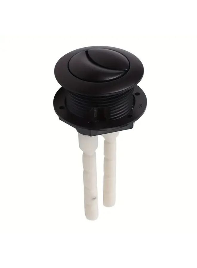 38mm Black Toilet Push Button Double Flush For Bathroom Home Hotel Durable Plastic - Image 1