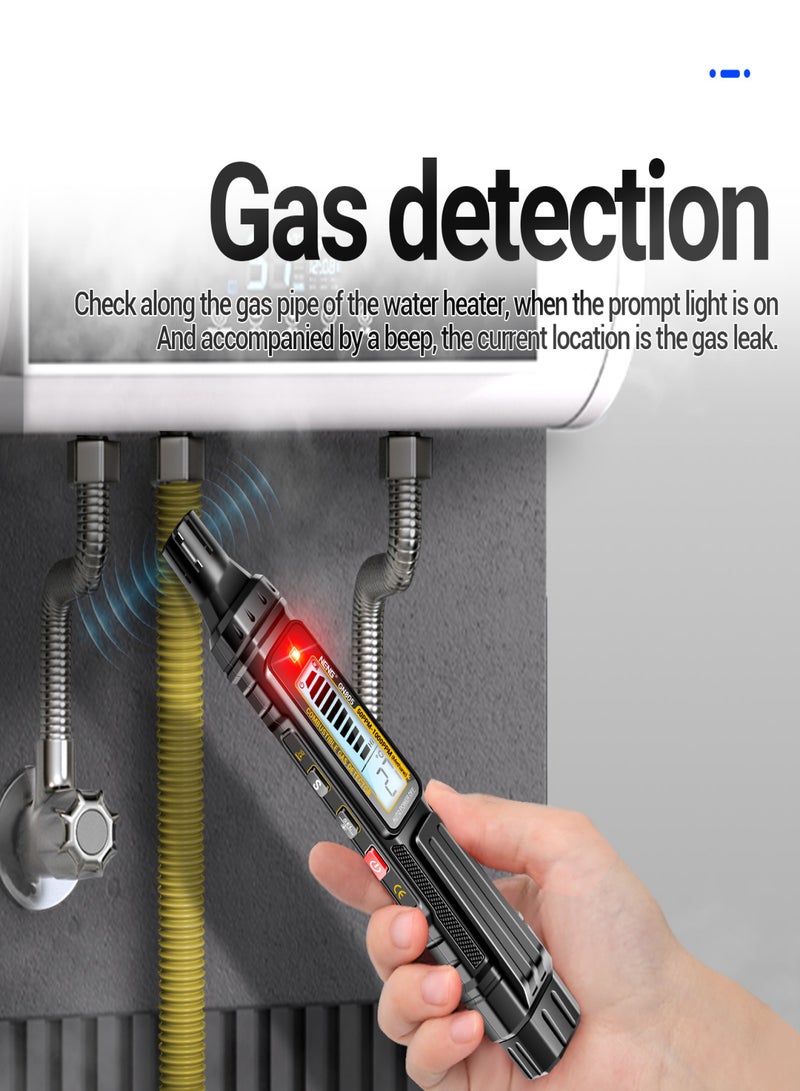 ANENG ANENG GN805 Combustible Gas Leak Detector 50~1000PPM Sound Alarm Gas-sensitive Semi-conduct Analyzer LCD Backight Environmental Tester Tools - Image 3