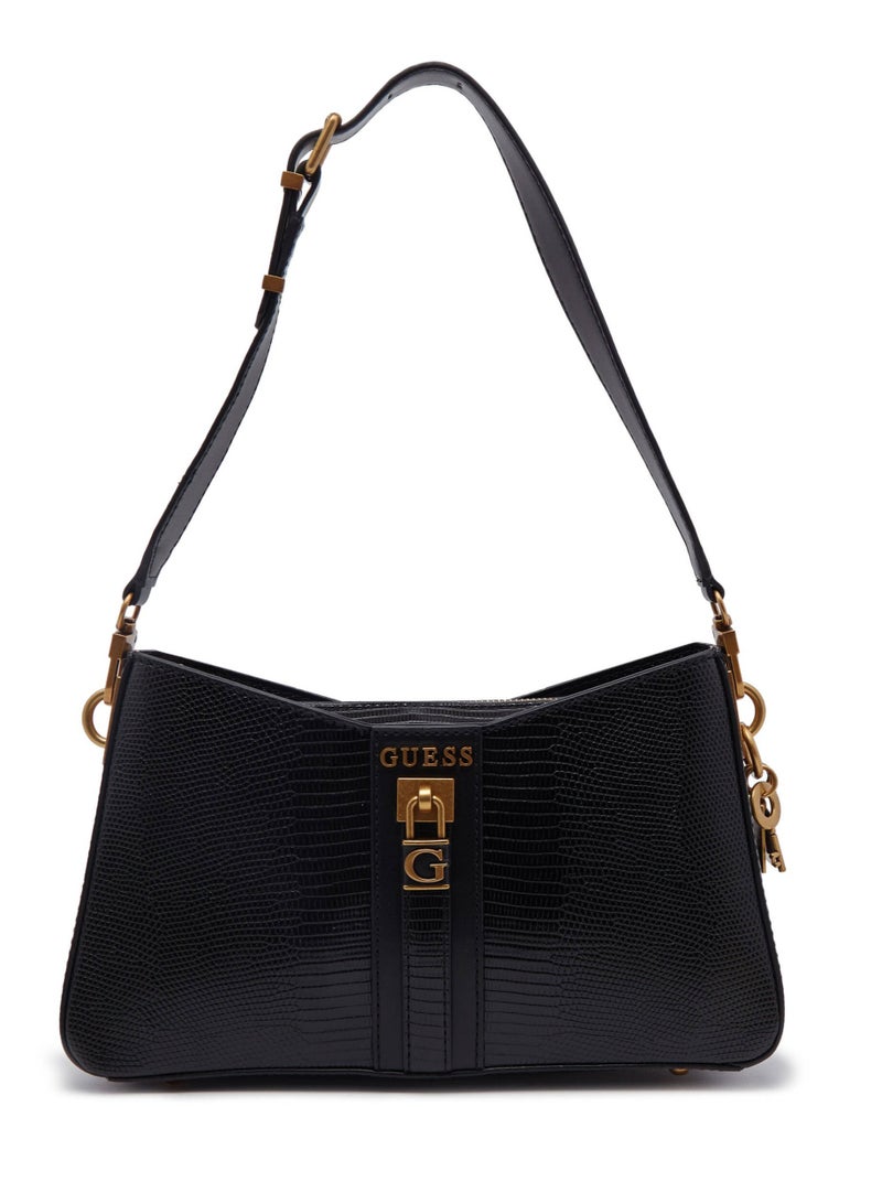 GUESS GINEVRA NUDE SHOULDER BAG - Image 1