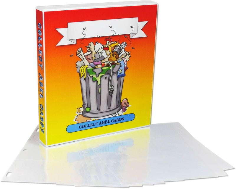 UniKeep Garbage Pail Kids GPK Themed Collectible Card Storage Binder  Complete With 20 Card Pages Garbage