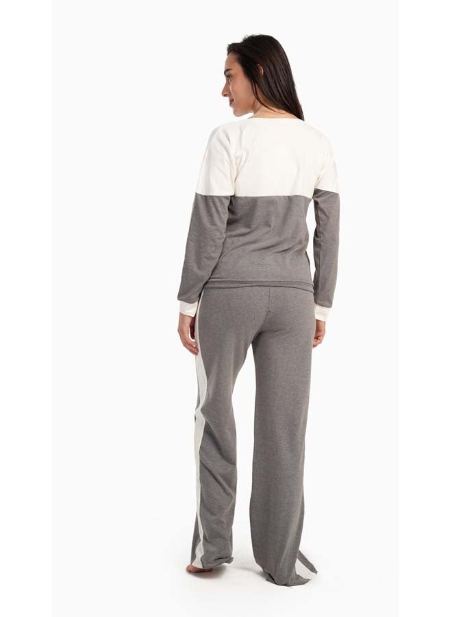 Carina Dual Tone Comfy Pyjama Set  - Image 3