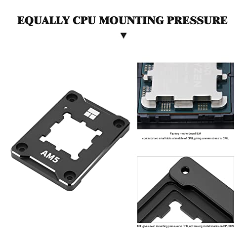 Thermalright ASF-Black AM5 CPU Holder, Corrective Anti-Bending Fixing Frame, AM5 Full-fit Fixed Non-Marking Mounter, AM5 Anti-Bending Contact Frame, CPU Cooler Standard - Image 5