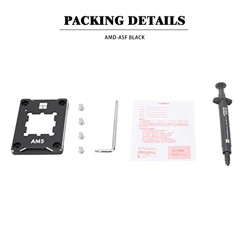 Thermalright ASF-Black AM5 CPU Holder, Corrective Anti-Bending Fixing Frame, AM5 Full-fit Fixed Non-Marking Mounter, AM5 Anti-Bending Contact Frame, CPU Cooler Standard - Image 4