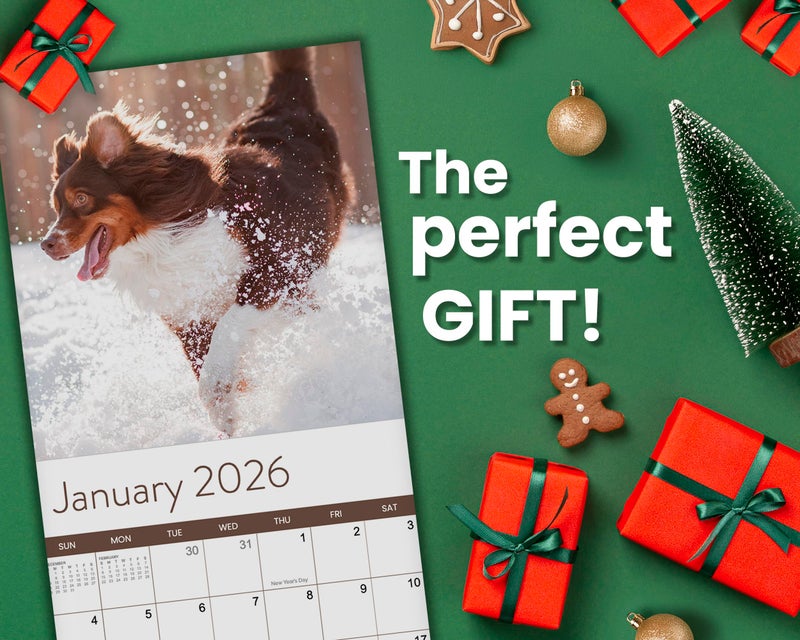 Eterna Goods 2026 Dog Wall Calendar | Cute Hanging Calendar with Adorable Dogs & Puppies Every Month, Large Monthly Fun Calendar Gift For Women & Men - Image 4