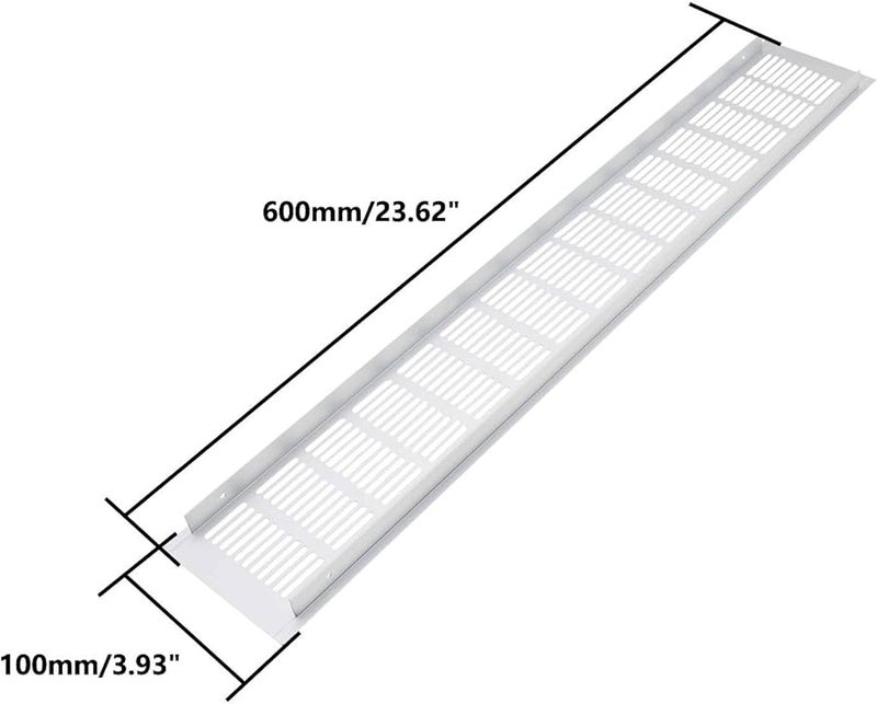 ULIFESTAR Aluminum Alloy Mesh Air Vent Cover 100x600mm For Shoe Cabinet Wardrobe Floor Exhaust - Image 3