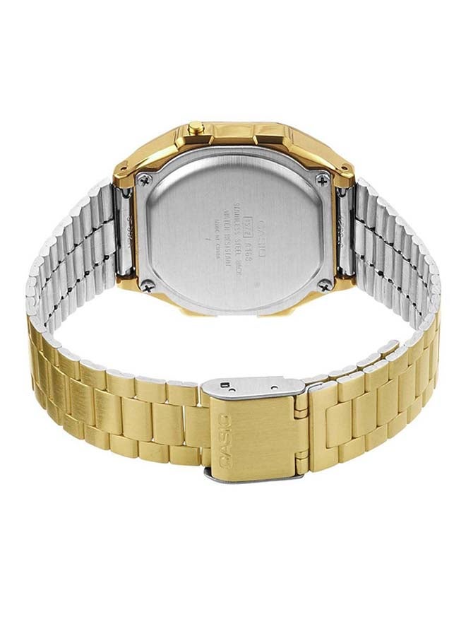 CASIO Men Renewed - Water Resistant Stainless Steel Digital Watch A168WG-9 - Image 4