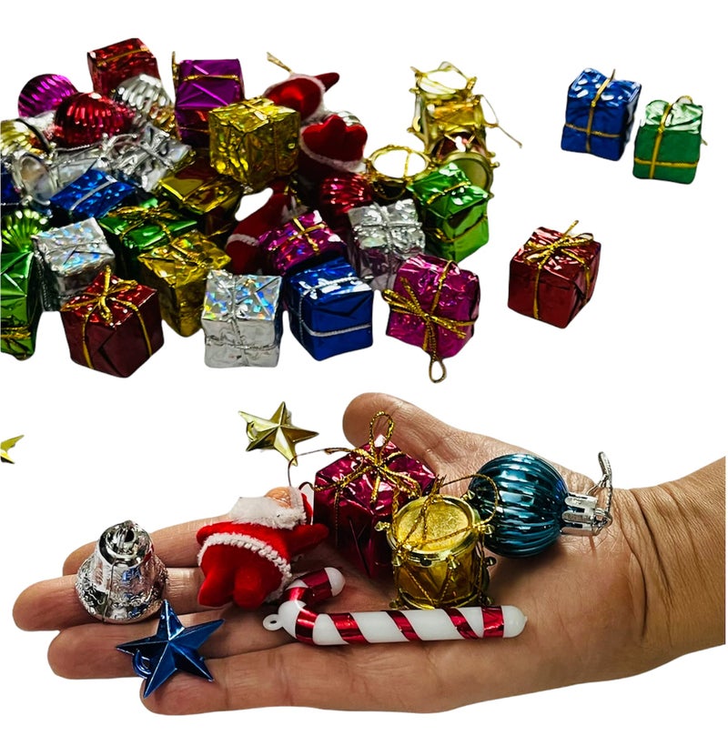 KRIWIN 82 pcs Christmas Tree Decorations for Home (Multi_Small) - Image 2