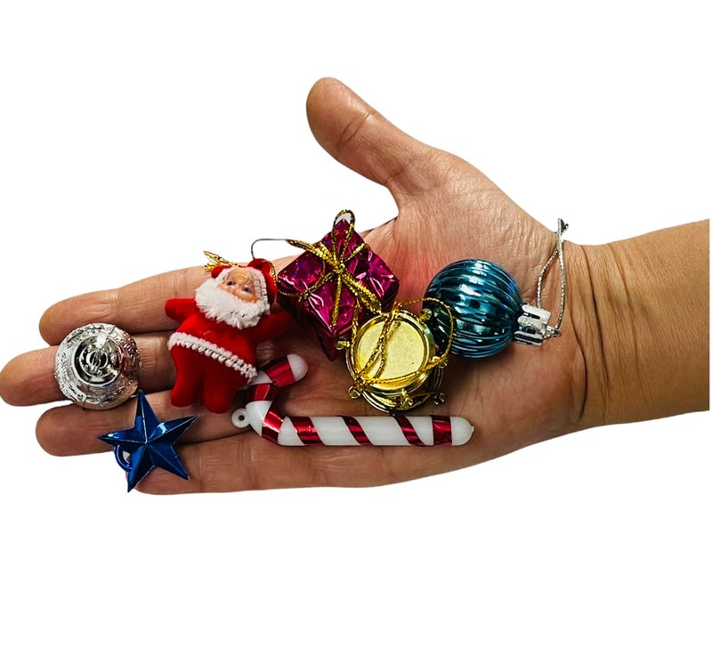 KRIWIN 82 pcs Christmas Tree Decorations for Home (Multi_Small) - Image 3