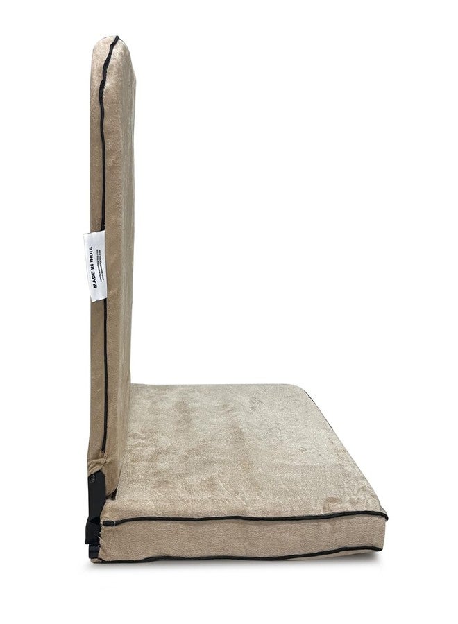 Kawachi Relaxing Buddha Meditation Chair, Yoga Chair with Back Support 90 Degree - Beige - Image 4