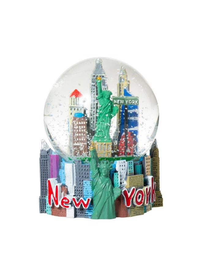 Artisan Owl New York City The Big Apple Multicolored 80mm Souvenir Water Snow Globe - Image 4