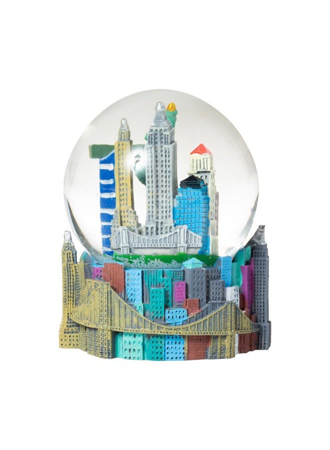Artisan Owl New York City The Big Apple Multicolored 80mm Souvenir Water Snow Globe - Image 3