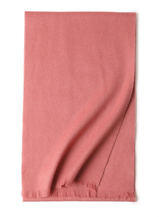 Warm Solid Short Beard Wool Scarf