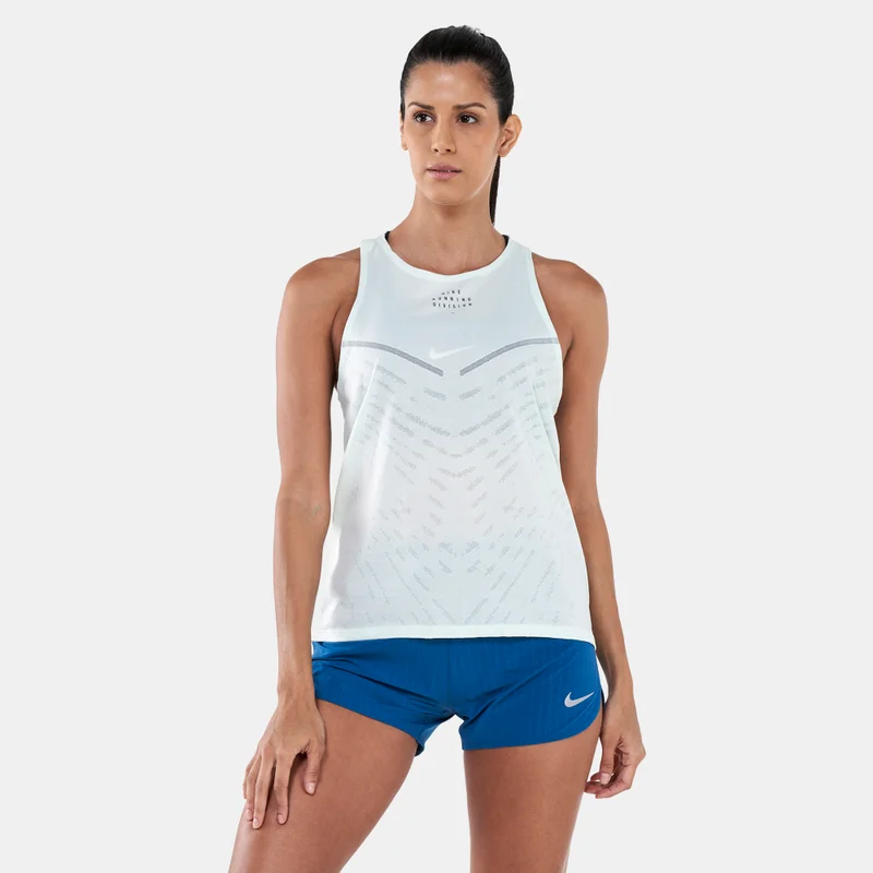 Nike Green Women's Dri-FIT ADV Run Division Engineered Tank Top for Women | Best Price UAE