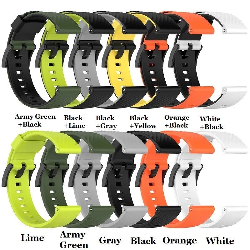 Bluejw 24mm Silicone Replacement Watch Band for Suunto 7 & Spartan Sport - Durable, Comfortable Strap - Image 3