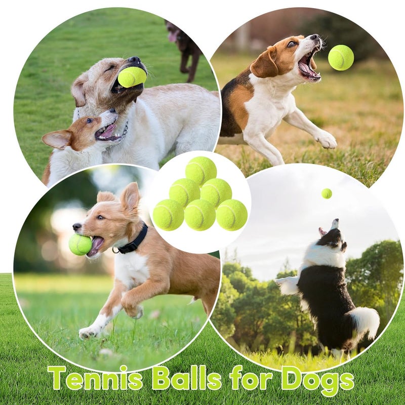 ZIYIZE Mini Tennis Balls, 15 Pack 2 inch Dog Tennis Balls, Easy Catching Pet Playing Ball for 2 inch Dog Ball Launcher - Image 5