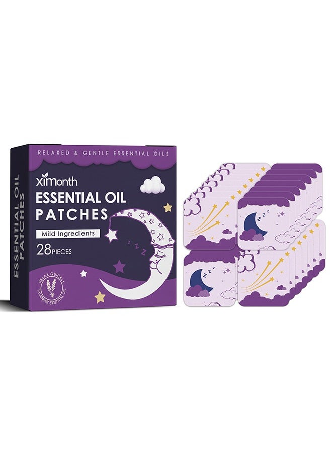 ximonth 28 Pcs - Sleep Patches, Deep Sleep Patches For Adults, Natural Deep Sleep Patches With Quick Acting Ingredients, Sleep Patches For Women, Men And Seniors  - Image 1