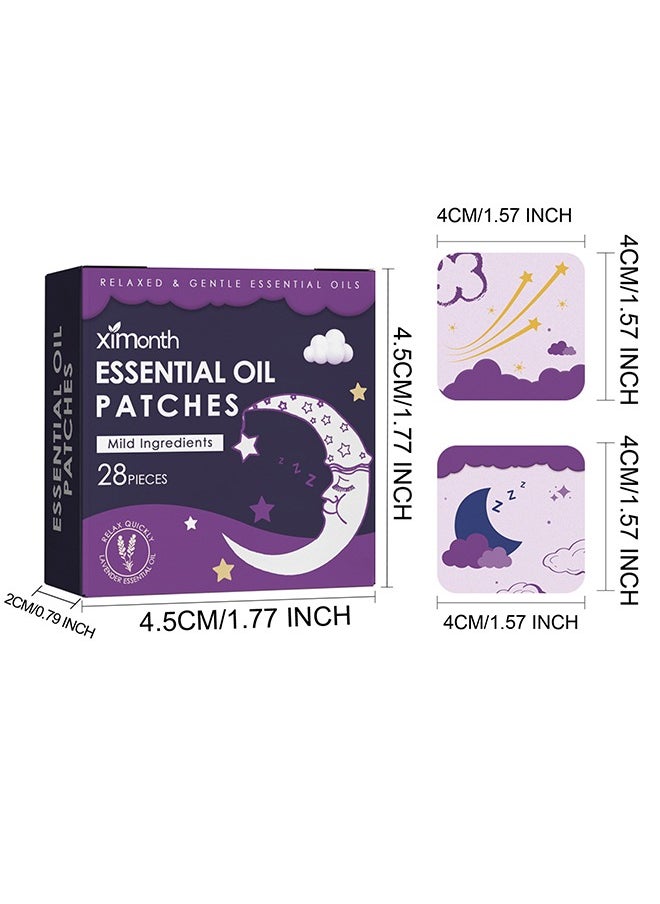 ximonth 28 Pcs - Sleep Patches, Deep Sleep Patches For Adults, Natural Deep Sleep Patches With Quick Acting Ingredients, Sleep Patches For Women, Men And Seniors  - Image 2