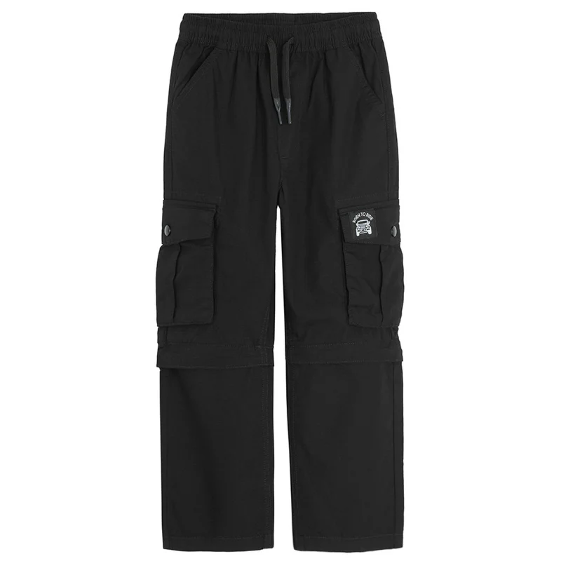 Cool Club BLACK COTTON TROUSERS