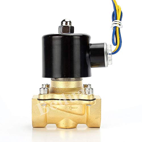 Beduan Brass Electric Solenoid Valve, 1/2" 220V Air Valve Normally Colsed for Water Air Gas Fuel Oil - Image 3
